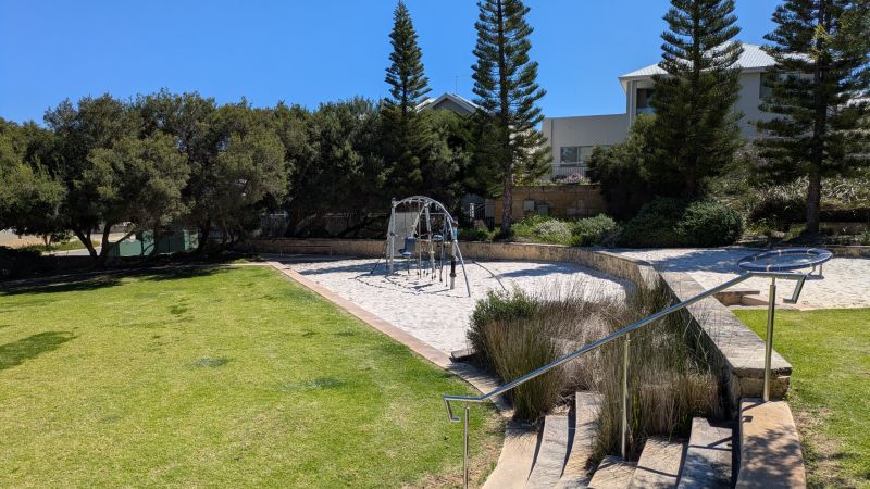 Image of Arabella Park Playground from the south.